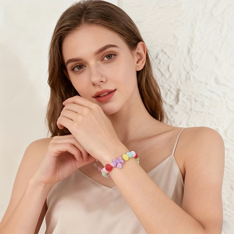 Mixed Color Shipping Bracelets, Fun Beaded Accessories